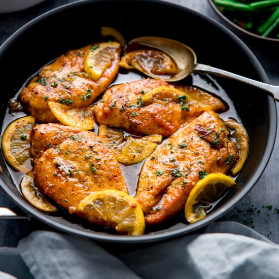Honey Lemon Chicken - Recipe photo by KitchenSanctuary