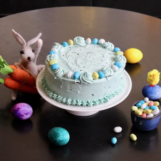 Malted Chocolate Easter Cake - Recipe photo by Runcible Eats