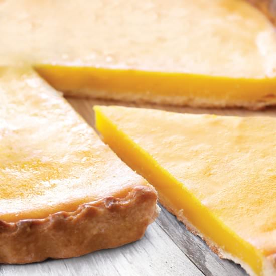 Meyer Lemon Ginger Tart - Recipe photo by The Greek Foodie