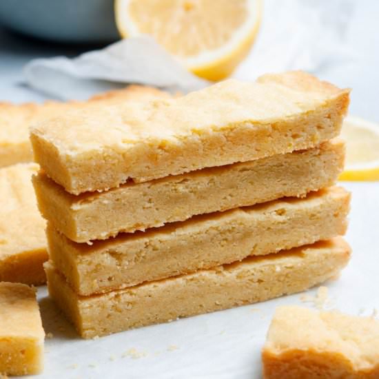 Lemon Shortbread - Recipe photo by Irish American Mom