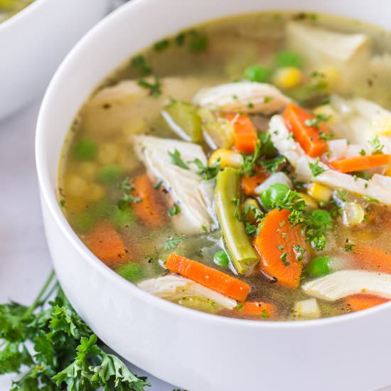 Spring Chicken Soup - Recipe photo by pumpkinnspice