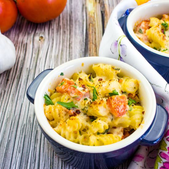 Baked Pasta with Ricotta & Tomatoes - Recipe photo by cookwhatyoulove