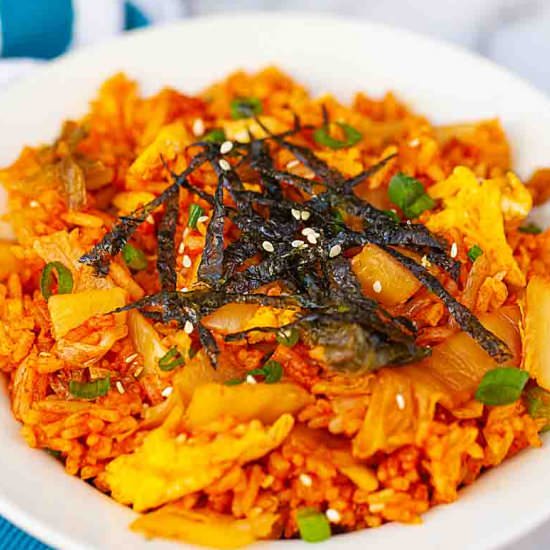 Kimchi Fried Rice - Recipe photo by ohmyfoodrecipes
