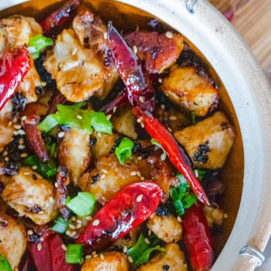 Szechuan spicy Chicken - Recipe photo by theflouredcamera