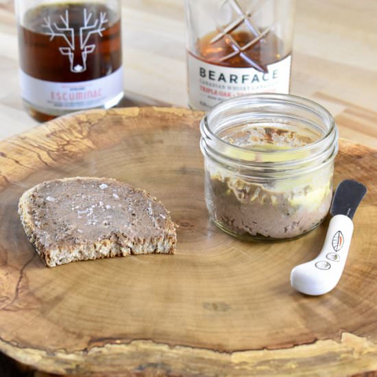 Maple Whisky Venison Liver Pâté - Recipe photo by The Intrepid Eater