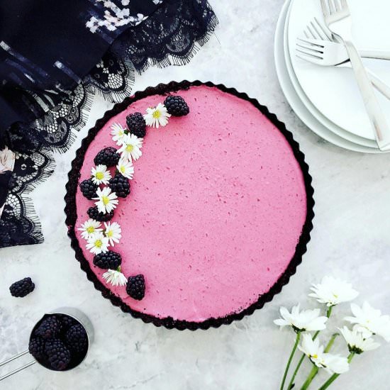 No Bake Blackberry Tart - Recipe photo by WhiskingWolf