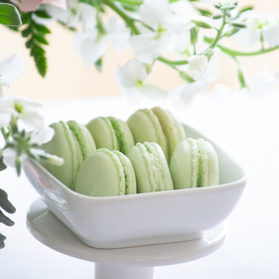 Green Apple Macarons - Recipe photo by House of Elyn Ryn
