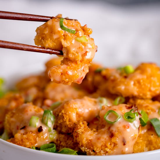 Bang Bang Shrimp - Recipe photo by KitchenSanctuary