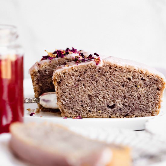 Vegan Lemon Rose Cake - Recipe photo by FlouringKitchen