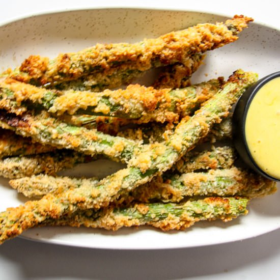Air Fryer Asparagus Fries - Recipe photo by the food blog