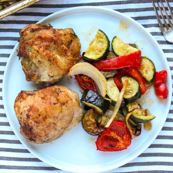 Italian Chicken and Veggie Sheet Pa - Recipe photo by lesyaholzapfel
