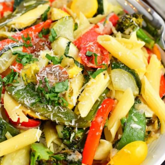 Pasta Primavera - Recipe photo by WillCookForSmiles
