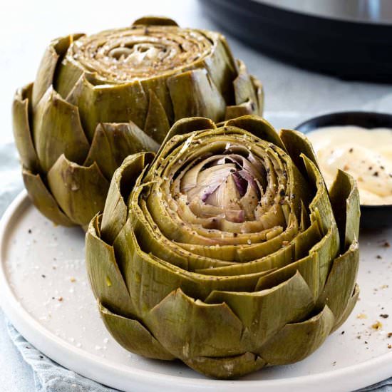Instant Pot Artichokes - Recipe photo by Jessica Gavin