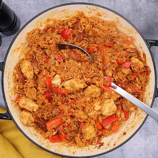 Chicken and Chorizo Jambalaya - Recipe photo by fellybull