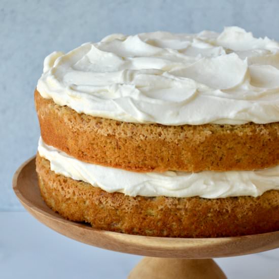 The Best Banana Cake - Recipe photo by justataste