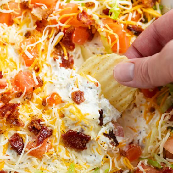 BLT Dip - Recipe photo by TheCozyCook