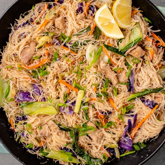 Vegan Pancit Bihon - Recipe photo by sweetsimplevegan