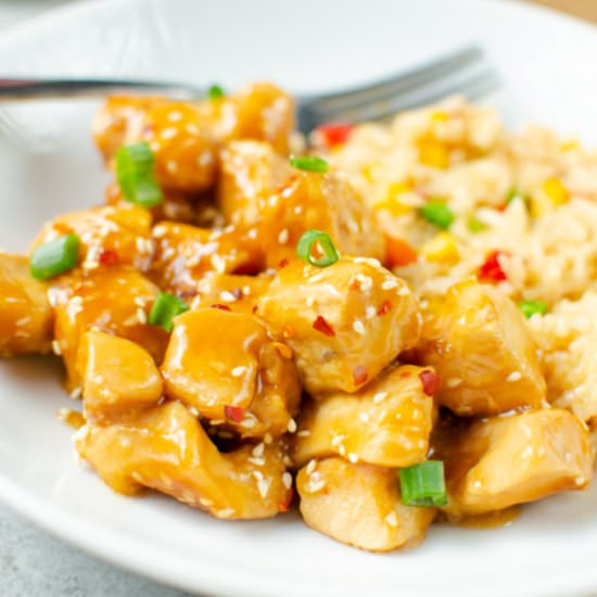 Instant Pot Sesame Chicken - Recipe photo by fakeginger