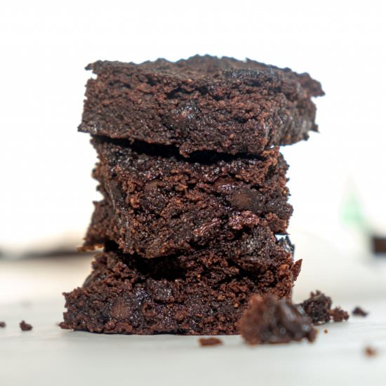 Low Carb Vegan Brownies - Recipe photo by Diabetic Vegan