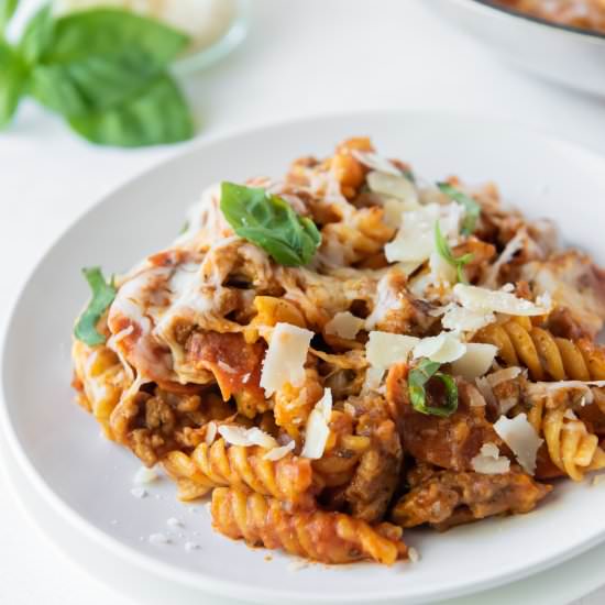 One Pan Pizza Pasta - Recipe photo by pumpkinnspice