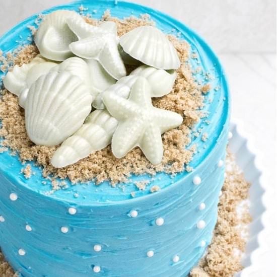 Easy Beach Cake - Recipe photo by Cakewhiz