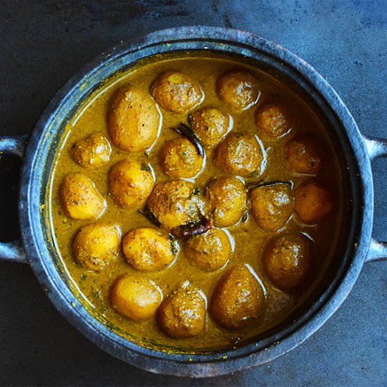 Dum Alu with Sesame and Peanut - Recipe photo by My Annoying Opinions