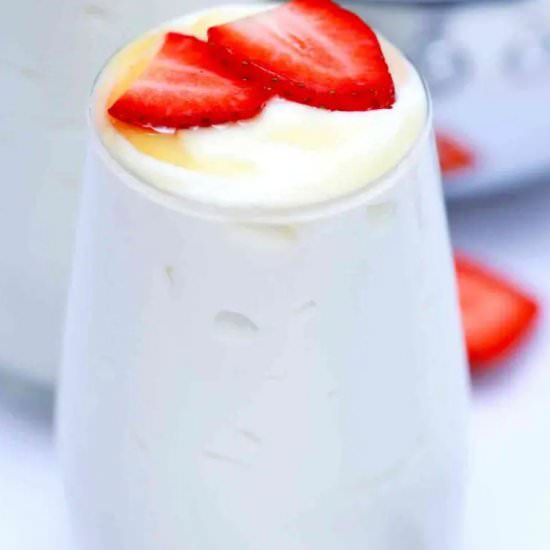 Crockpot Yogurt - Recipe photo by peasandpeonies