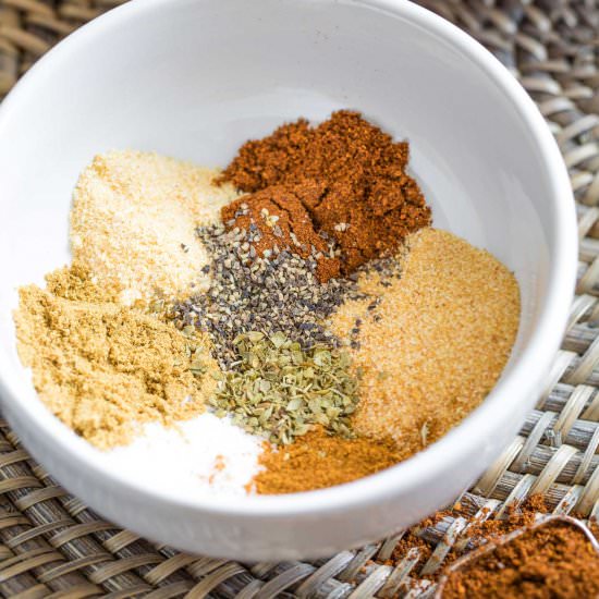 Homemade Fajita Seasoning - Recipe photo by Two Healthy Kitchens