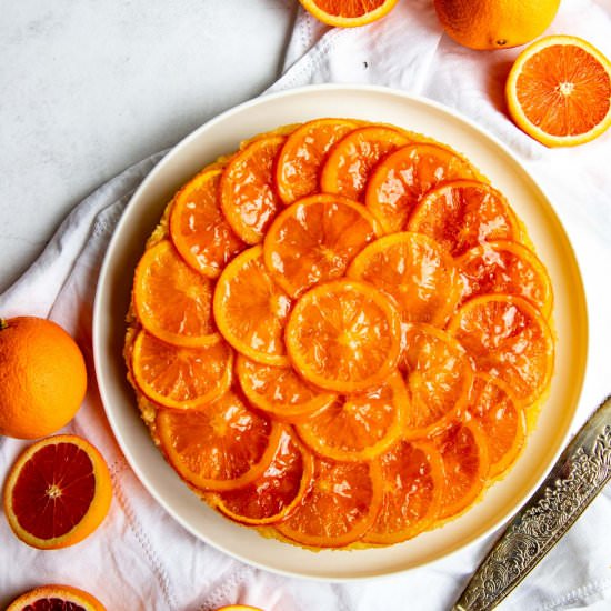 Orange Upside Down Cake - Recipe photo by bakesbybrownsugar