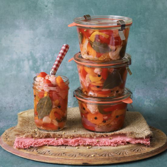 How to make quick pickled veggies! - Recipe photo by marilenaskitchen