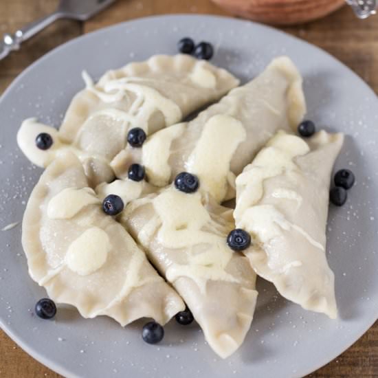 Blueberry pierogi - Recipe photo by electricbluefood
