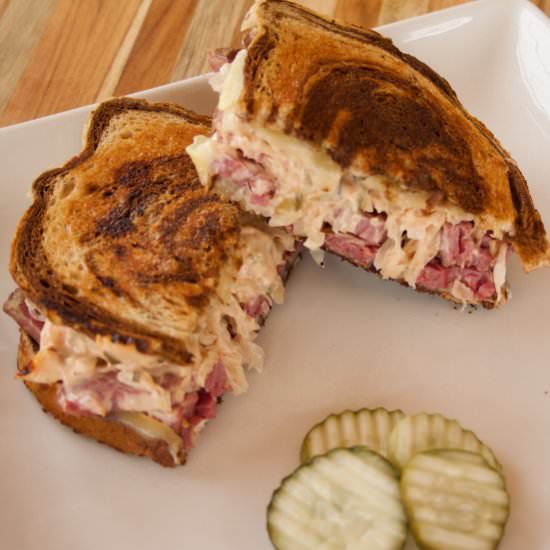 Reuben Sandwiches - Recipe photo by Flipped-Out Food
