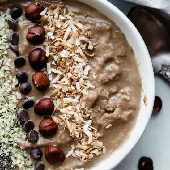 Peanut Butter Smoothie Bowl - Recipe photo by lesyaholzapfel