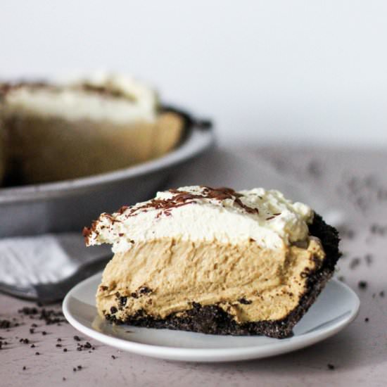 Coffee Cream Pie - Recipe photo by DoughEyedBlog