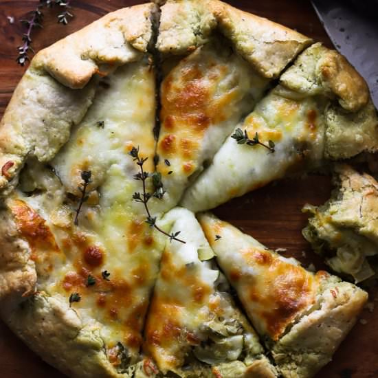 Spring Vegetable Galette - Recipe photo by butternutandsage