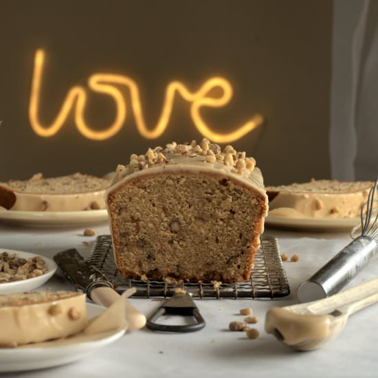 coffee black walnut pound cake - Recipe photo by davebakes