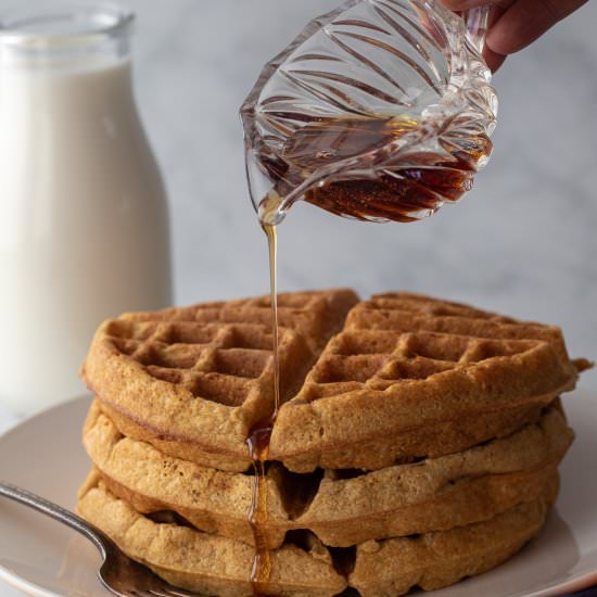 Whole Wheat Waffles - Recipe photo by Aredspatula