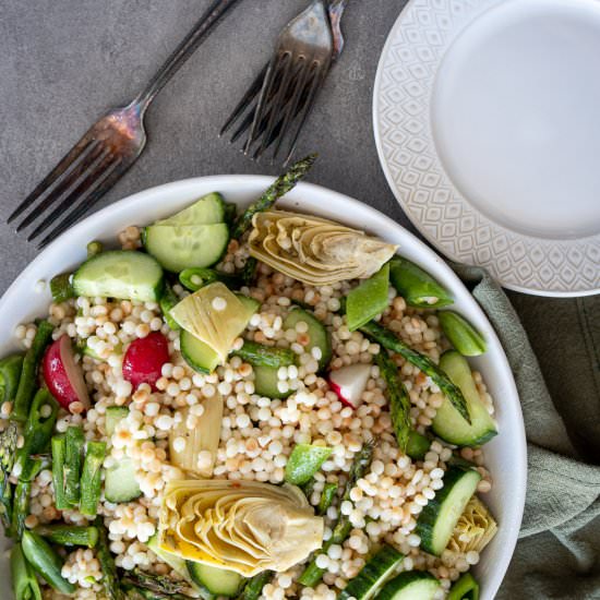 Vegetarian Couscous Salad - Recipe photo by Aredspatula