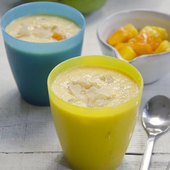 Mango Sago & Pomelo Dessert - Recipe photo by Hungry PeePor