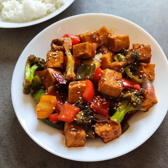 Sweet and sour tofu - Recipe photo by greenbowl2soul