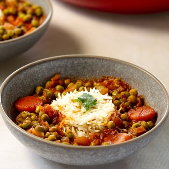 Stewed Peas (Lebanese) - Recipe photo by Plant Based Folk