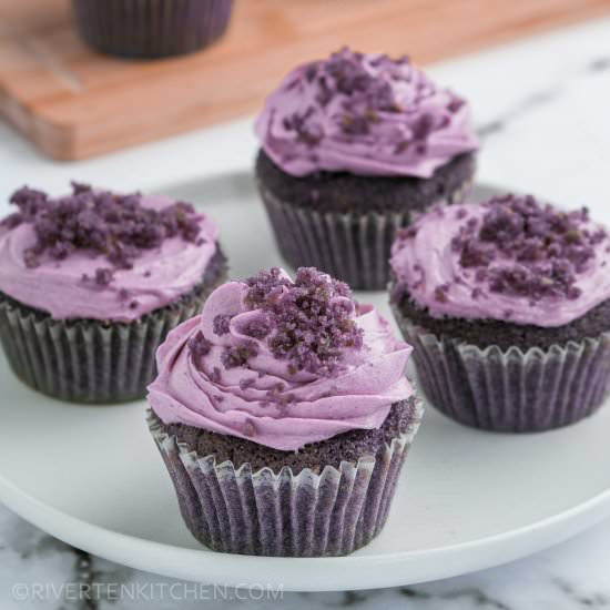 Easy Ube Cupcakes - Recipe photo by Rivertenkitchen