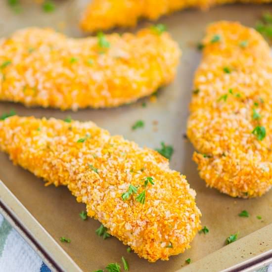 Easy Baked Chicken Tenders - Recipe photo by pumpkinnspice