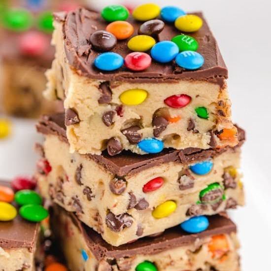 Cookie Dough Bars - Recipe photo by shauna@thebestblogrecipes