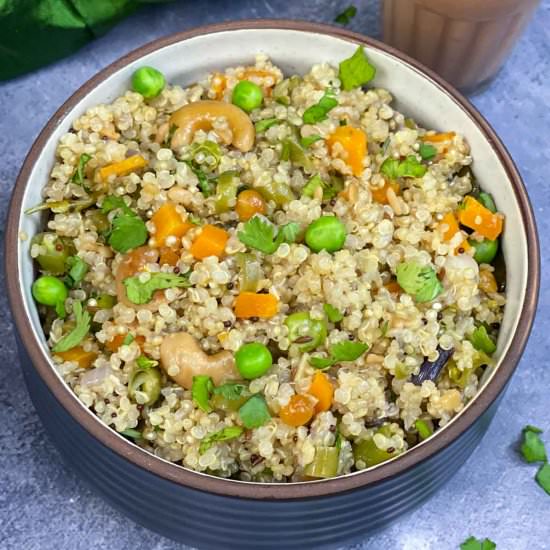 Vegetable Quinoa Upma - Recipe photo by indianveggiedelight
