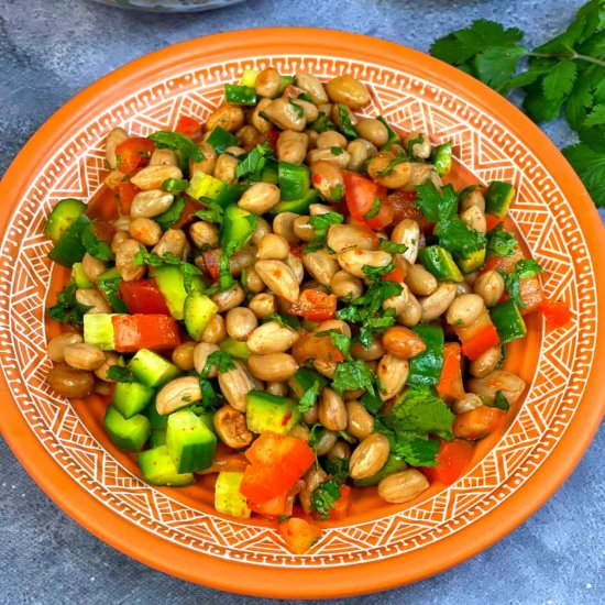 Boiled Peanut Salad (Chaat) - Recipe photo by indianveggiedelight