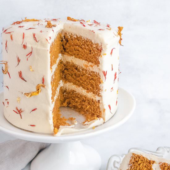 vegan carrot cake - Recipe photo by howtobakevegan