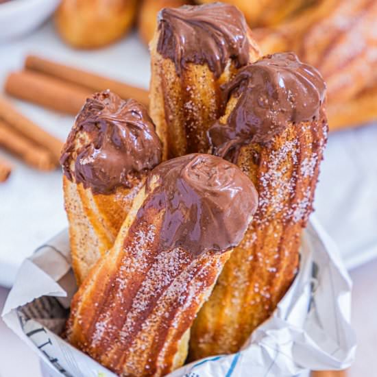Air Fryer Churros - Recipe photo by amandascookin