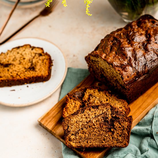 Brigadeiro Banana Bread - Recipe photo by leisurefanclub