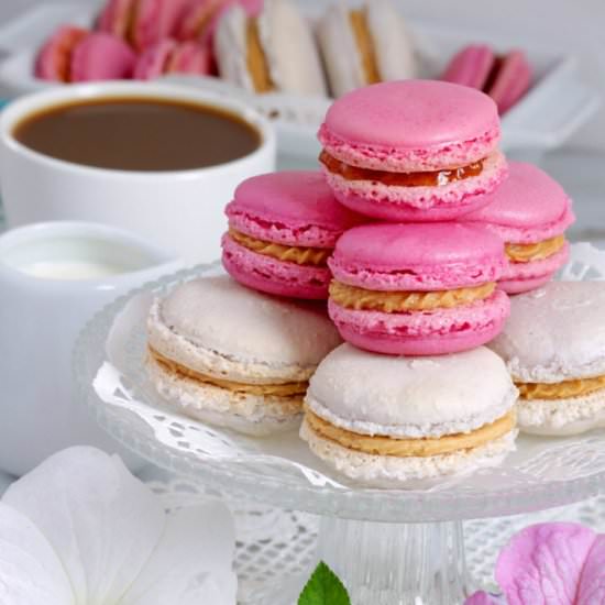 FRENCH MACARONS WITH REDUCED SUGAR - Recipe photo by foxy folksy